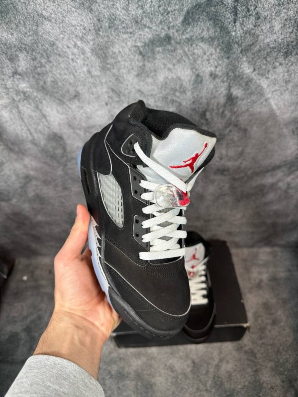 Size 4.5Y | Jordan 5 Metallic With Box | Pre-Owned